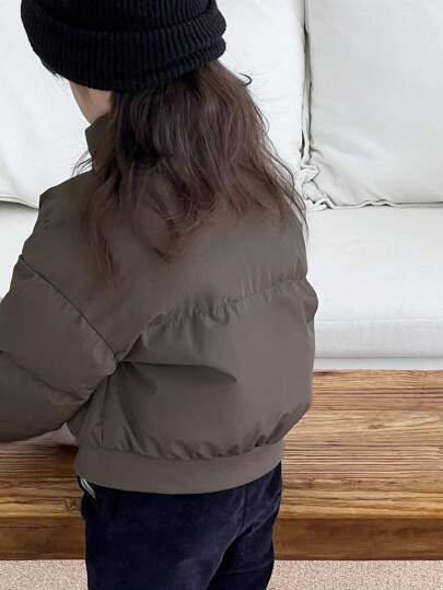 Dazy Kids جاكيت بلون أحادي للفتيات، ملابس خريفية للفتاة الصغيرة رمضان