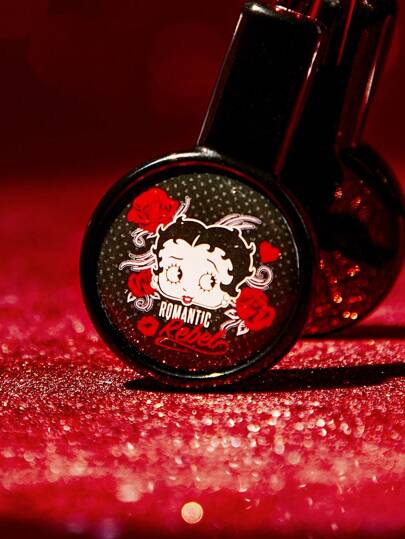 Betty Boop x SHEIN مكواة رموش بطبعات أحرف وشخصيات كرتونية، عبوة فردية، هدايا، أحباء