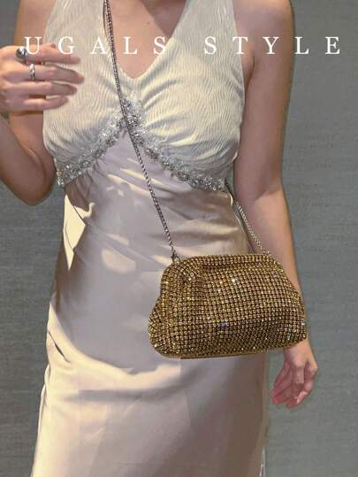 حقيبة شهير 2025 للنساء لحفلات الزفاف والسهرات, حقيبة كلتش مصنوعة من الأكريليك تصميم مربعات بطريقة أرغايل، مقاومة للماء طراز متقاطع،مناسبة لحفلات الزفاف والمناسبات الرسمية والسهرات والأعياد