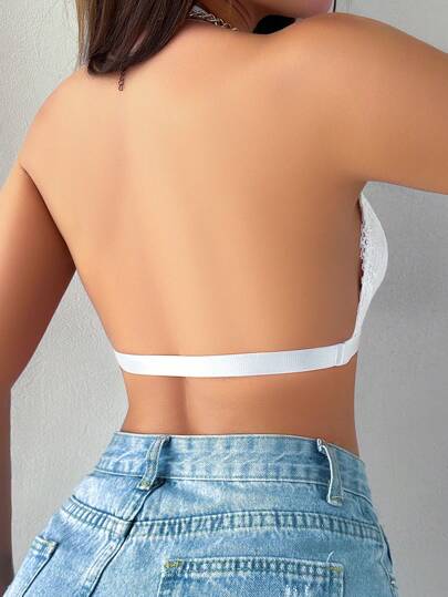 Esselle ملابس داخلية نسائية سوستة رقبة لاسية