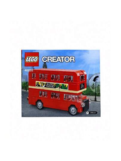 LEGO نماذج قطع تجميع لعبة طوب هدية للأولاد والبنات بتشكيلة حافلة لندن الابداعية 40220