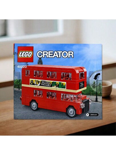 LEGO نماذج قطع تجميع لعبة طوب هدية للأولاد والبنات بتشكيلة حافلة لندن الابداعية 40220