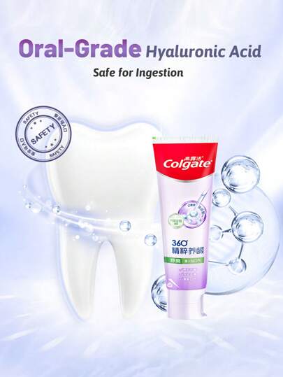 colgate معجون أسنان منعش للثة بزاوية 360 درجة، منعش للأنفاس، يغذي اللثة، مستخلص البابونج، يقلل من التهاب الفم، إزالة البقع، 1 قطعة (120 جم / 4.23 أونصة)