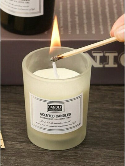 مجموعة 1/4/6 شمعة معطرة، وعاء زجاجي، شمع صويا بدون دخان، تغليف هدية، عطور، طراز Ins، تخفيف الضغط، شمعة معطرة في وعاء زجاجي، ديكور المنزل، عيد الحب، هدية عيد الحب، هدية عيد الميلاد والتخرج