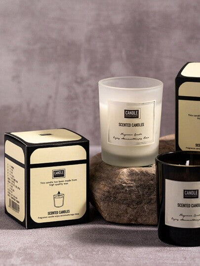 مجموعة 1/4/6 شمعة معطرة، وعاء زجاجي، شمع صويا بدون دخان، تغليف هدية، عطور، طراز Ins، تخفيف الضغط، شمعة معطرة في وعاء زجاجي، ديكور المنزل، عيد الحب، هدية عيد الحب، هدية عيد الميلاد والتخرج
