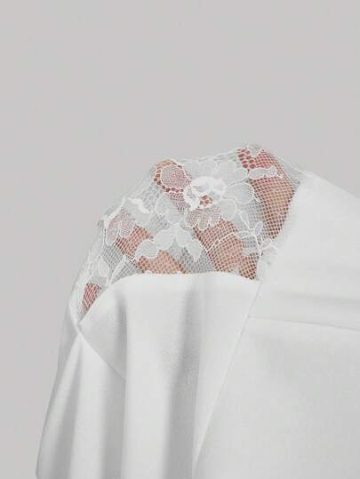 SHEIN MOD جمبسوت صيفية بياقة متدلية ، جمبسوت رقبة الدانتيل المفرّغة ، جمبسوت ساق واسعة ، جمبسوت زفاف للنساء ، جمبسوت خريف/شتاء ، ملابس المعلم ، جمبسوت أسلوب المال القديم ، جمبسوت كاجوال للأعمال ، جمبسوت لغداء البرونش ، جمبسوت للخروج ، جمبسوت رسمية