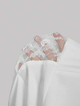 SHEIN MOD جمبسوت صيفية بياقة متدلية ، جمبسوت رقبة الدانتيل المفرّغة ، جمبسوت ساق واسعة ، جمبسوت زفاف للنساء ، جمبسوت خريف/شتاء ، ملابس المعلم ، جمبسوت أسلوب المال القديم ، جمبسوت كاجوال للأعمال ، جمبسوت لغداء البرونش ، جمبسوت للخروج ، جمبسوت رسمية
