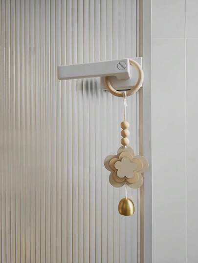 زينة حائط خشبية يدوية 1 قطعة بتصميم فراشة وأزهار البرقوق، ديكور المنزل, ديكور الغرف, ديكور الجدران