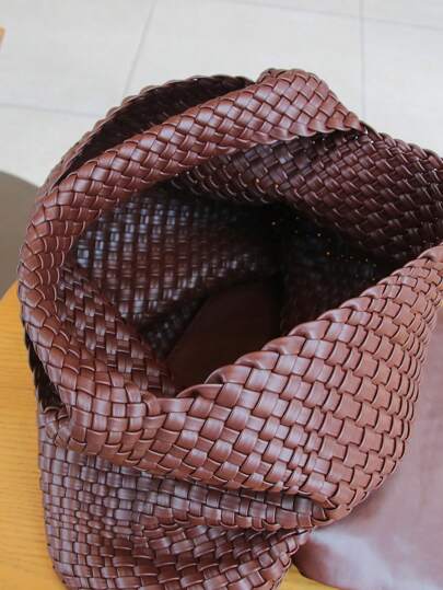 حقيبة يد نسيجية جديدة عصرية ذات تصميم راقي، حقيبة كتف بتصميم سطلي، حقيبة يد عصرية للمكتب والتنقل والطالبات، سلسلة ألوان دوبامين الجميلة، حقيبة مستوحاة من الطراز الرجعي للنساء