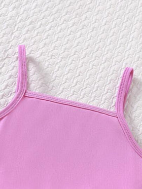 SHEIN Glamorique Kids طقم فستان حفلات مكوّن من 2 قطعة - جاكيت من الجلد الصناعي بلون أحادي أنيقة للفتيات الصغيرات وفستان منفذ مرقع بنجوم وقمر من نسيج شبكي مافض, خريفي