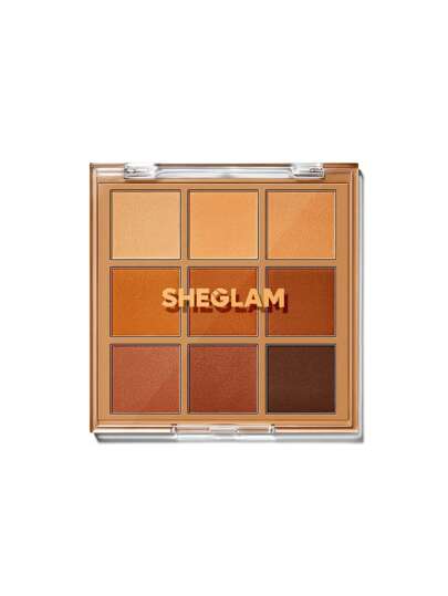 SHEGLAM مجموعة ظلال العيون Nine To Fine-Nomadic 9-Clolor Matte Eyeshadow Palette لون بني دافئ، ظلال عيون فائقة الصبغة وناعمة وقابلة للمزج، ظلال عيونBrown علامة تجارية جمال مكياج ميكب مستحضرات تجميل للنساء الفتيات مثالي لفصل الشتاء الربيع مثالي ل- Y2K أزيا