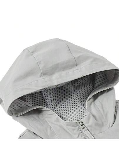 New Balance جاكيت رياضية كاجوال مريحة ذات كابوشون للسيدات AWJ11383OGR