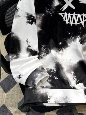 SHEIN 1 قطعة بلوزة كاجوال مريحة دافئة ذات لون أحادي مع سحاب نصفي وجيب كنغر مصنوعة من الأقمشة المحبوكة، هدايا الحفلات، ملابس العودة إلى المدرسة، خريف/شتاء