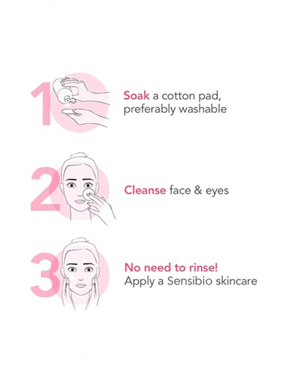 Bioderma ماء التنظيف الخفيف للوجه متعدد الاستخدامات (منظف للوجه ، مزيل للمكياج وتنظيف العيون والشفاه) ، 500مل