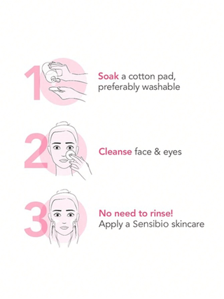 Bioderma ماء التنظيف الخفيف للوجه متعدد الاستخدامات (منظف للوجه ، مزيل للمكياج وتنظيف العيون والشفاه) ، 500مل