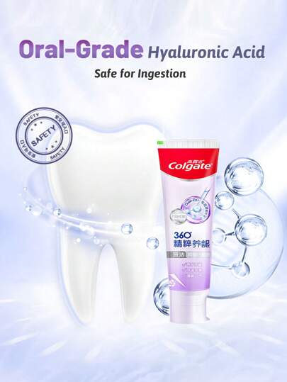 colgate معجون أسنان تنظيف رعاية اللثة 360 درجة، يقوي اللثة، ينعش النفس، بجوهر الفحم الخيزران، يقلل من التهاب الفم، يقلل من الرواسب الجير، قطعة واحدة (120جم/4.23 أونصة)