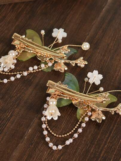 مجموعة من 2 قطعة من مشابك الشعر على شكل فراشات مصنوعة يدويًا من القماش للنساء، مشابك شعر مخالب للاستخدام اليومي والحفلات، أدوات مدرسية وجامعية، إكسسوارات شعر، إكسسوارات رأس، إكسسوارات شعر للنساء