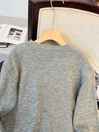 تيشيرتات بناتي بلوزة كشكش فضفاضة بياقة طاقم للفتيات المراهقات مع زينة فيونكة، تصميم بسيط وحلو