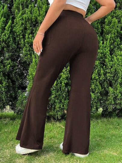 EZwear بنطلون شامل للنساء مخرم مرن ذو أكمام واسعة