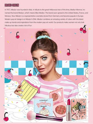 Misslyn مجموعة قرص أحمر خدود Treatment Me Sweet Powder Blush ، قوام بودرة حريرية ، يضيء الوجه بلون ثابت أو لامع ، مع مرآة ، إضاءة طبيعية خامدة ، صبغة طويلة الأمد ، خفيفة ، ناعمة ، قابلة للمزج ، تلوين خدود بودري طبيعي ، مكياج نمط Y2K ، هدايا عيد الحب...