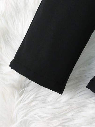 SHEIN بناطيل مبطنة بالحرارة ذات تصميم مستقيم كاجوال للأولاد للمدرسة والحديقة وأعياد الميلاد والخريف وهالوين والميلاد وعيد الشكر وفصل الخريف والشتاء، بناطيل شتوية مبطنة للفتيات