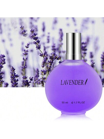 عطر نساء بنكهة الخزامى 50مل/1.7أونصة سائلة، عطر زهور ذو رائحة دائمة، عطر رومانسي دائم، عطر مفضل لدى الفتيات، رذاذ الجسم