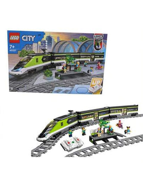 LEGO مجموعة قطار الركاب السريع 60337 للمدينة، لعبة تعمل بالتحكم عن بعد