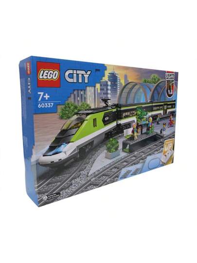 LEGO مجموعة قطار الركاب السريع 60337 للمدينة، لعبة تعمل بالتحكم عن بعد