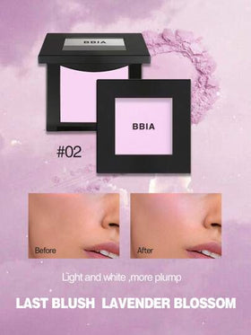Bbia 2.5جم مسحوق نحت وجه ثلاثي الأبعاد عادي مربع أرجواني الأزهار