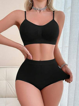 SHEIN طقم ملابس داخلية خالية من الاختناق للنساء قطعتين