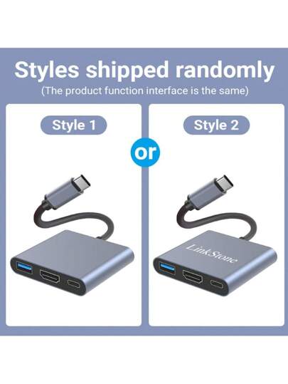 محول NADODO USB C 4K ، محول متعدد المنافذ USB نوع C PD 100 واط USB 3.0 ، محول AV رقمي متعدد المنافذ USB-C ل- Thunderbolt 3 و أجهزة الكمبيوتر المحمول من النوع C الأخرى