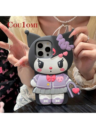 Sanrio صور شخصية حية، أغطية هواتف بصور واضحة، مناسبة للرياضة والتسلق والأنشطة الخارجية والتخييم