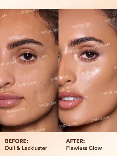 SHEGLAM Sunburst Glow Mixer-Medium Tan Neutral Corrector Brightening Hydrating Primer Quick Fixer Lightweight Face Primer عيد الأب التخرج عيد الميلاد العطلة الربيع الصيف Y2K فاخر أزياء مكياج مستحضرات التجميل حفل شاطئ سفر تخييم في الهواء الطلق...