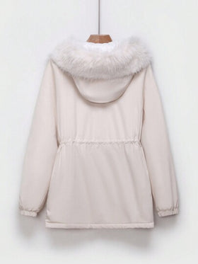 SHEIN EZwear معطف قصير مبطن بنمط المربعات للنساء ذو طراز جديد
