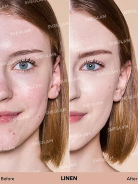 SHEGLAM عينة كريم أساس مرطب من Skinfinite-ديكور من الكتان لعيد الحب هدية حب شتاء مكياج حفلة شاطئ سفر عطلة تخييم في الهواء الطلق هدية وردة فتاة الموضة رأس السنة مستحضرات تجميل تنكرية أفضل رحلة مهرجانات لون فاخر سحر الحرم الجامعي المدرسة أجواء Cny علامة تجا