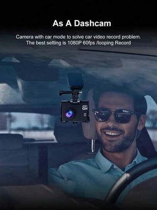 كاميرا رياضية عالية الدقة، كاميرا HD 1080P مقاومة للماء 30م، كاميرا DV للرياضات المائية بعدسة زاوية واسعة 140 درجة، تدعم التعريض الاوتوماتيكي للاستخدام في المشي في الهواء الطلق والغوص والتسلق والتزحلق