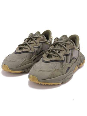 Adidas حذاء OZWEEGO Clover للرجال والنساء بتصميم شبكي عتيق، حذاء رياضي كاجوال منخفض الارتفاع EE6461