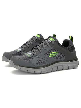 Skechers أحذية رياضية رجالية تنفس من الشبك للجري، حذاء رياضي للجري، حذاء رياضي ضخم، 232398-CHAR