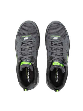 Skechers أحذية رياضية رجالية تنفس من الشبك للجري، حذاء رياضي للجري، حذاء رياضي ضخم، 232398-CHAR