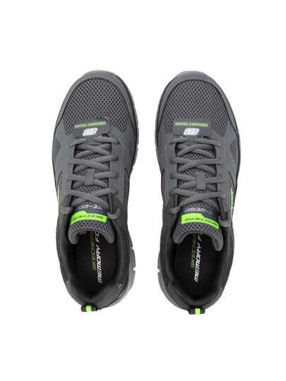 Skechers أحذية رياضية رجالية تنفس من الشبك للجري، حذاء رياضي للجري، حذاء رياضي ضخم، 232398-CHAR