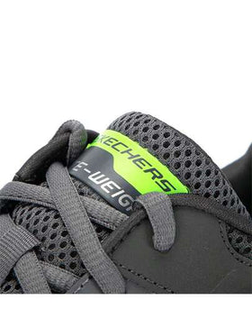 Skechers أحذية رياضية رجالية تنفس من الشبك للجري، حذاء رياضي للجري، حذاء رياضي ضخم، 232398-CHAR
