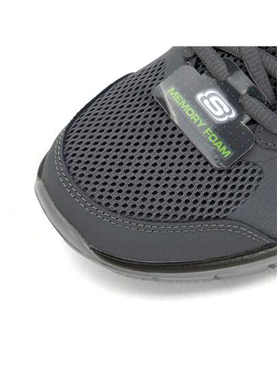 Skechers أحذية رياضية رجالية تنفس من الشبك للجري، حذاء رياضي للجري، حذاء رياضي ضخم، 232398-CHAR