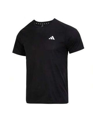 Adidas تي شيرت تي شيرت كاجوال أنيق نصف كم بأكمام سهلة التنفس وملائم للرياضة واللياقة البدنية للرجال لشريك الحياة ، IC7428