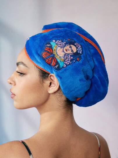طقم تانكيني حريمي Frida Kahlo X  عمامة شعر مطرزة، هدايا، للديكور منزلي وحمام لاستخدام الصيف