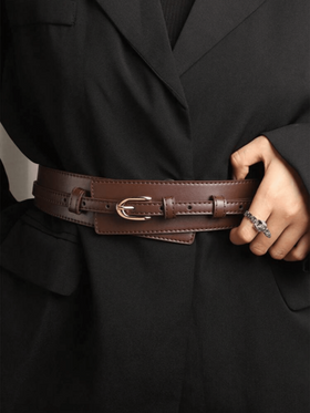 حزام معدني بتصميم بسيط للمعاطف والفساتين له استخدامان، للهالوين والصيف، المدرسة والخريف، الهالوين