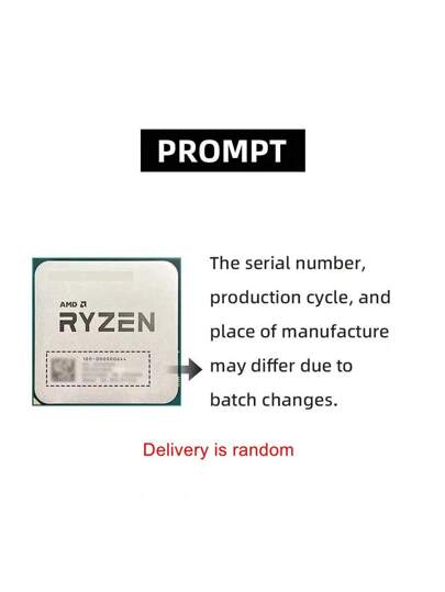 AMD معالج AMD Ryzen 5 5600X R5 5600X 3.7 جيجاهرتز 6 نواة 12 خيط 7 نانومتر 65 واط ذاكرة كاش L3=32M المقبس AM4 جديد بدون مبرد