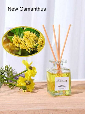 1 قطعة عطر أرومابيرابي رومانسي، 1.69 أونصة زيت أساسي من خوص، على شكل عصا عشوائية الكمية/اللون، اشمئزاز خشب العود وخوخ وخشب عنبر، مُعطّر الهواء المنزل والمكتب، مبخرة القصب، زينة الزيوت الأساسية المعطرة، هدية أروما تيرابي لصديقتك، سيتم شحن نوعين من الملصقات