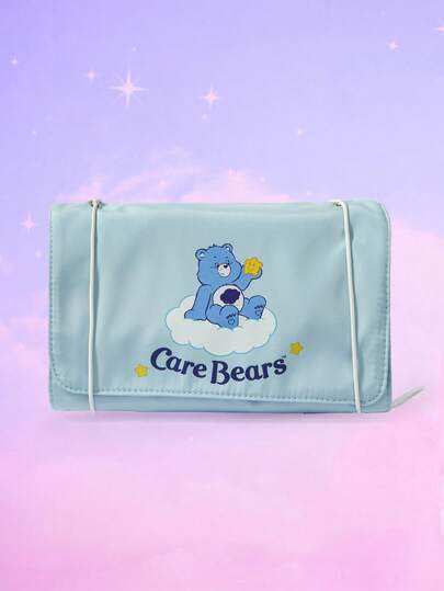 ROMWE X Care Bears حقيبة مستحضرات تجميل قابلة للإزالة والنقل