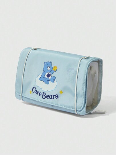 ROMWE X Care Bears حقيبة مستحضرات تجميل قابلة للإزالة والنقل