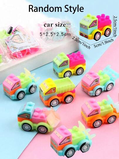 5/10/20/30 قطعة ألعاب بناء مركبات الجزء التكتيكي، هدايا لحفلة أعياد الميلاد ، حقيبة هدايا لملء جوارب الأطفال، هدايا عيد ميلاد الأطفال، نشاطات السيارة